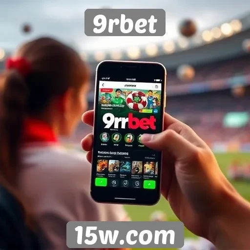 Experiência mobile no site 9rbet